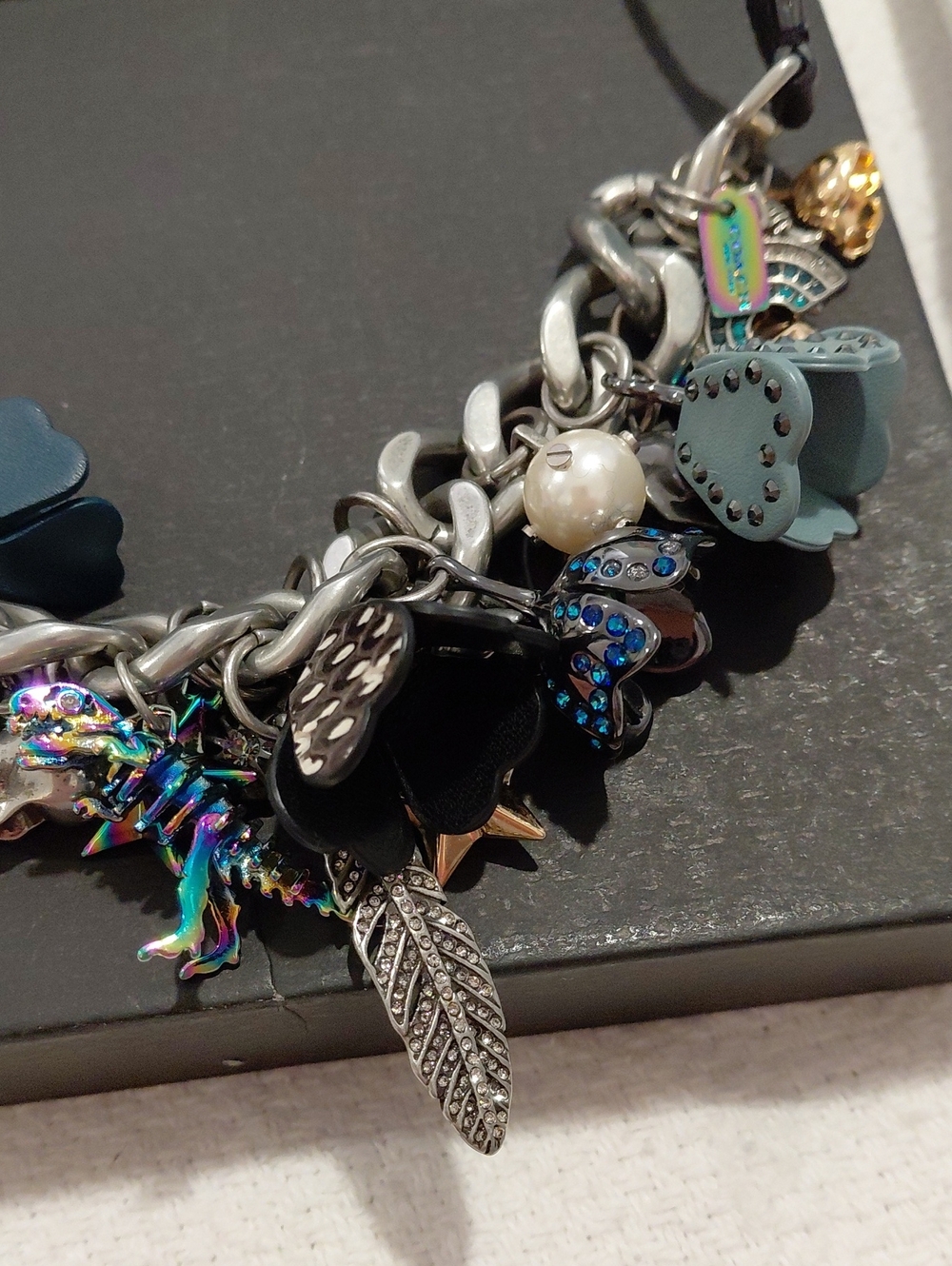 COACH STATEMENT NECKLACE/RARE, RETIRED - Picture 3 of 16